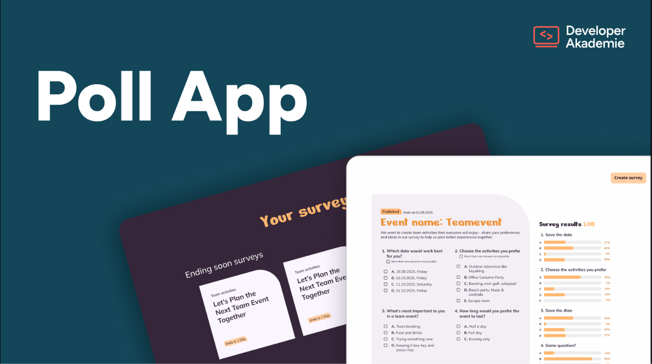 PollApp project preview